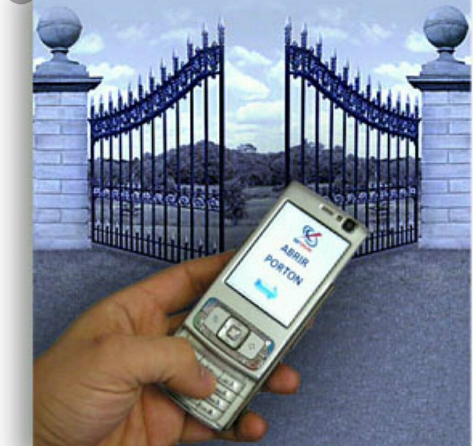 abrir un portón eléctrico con celular