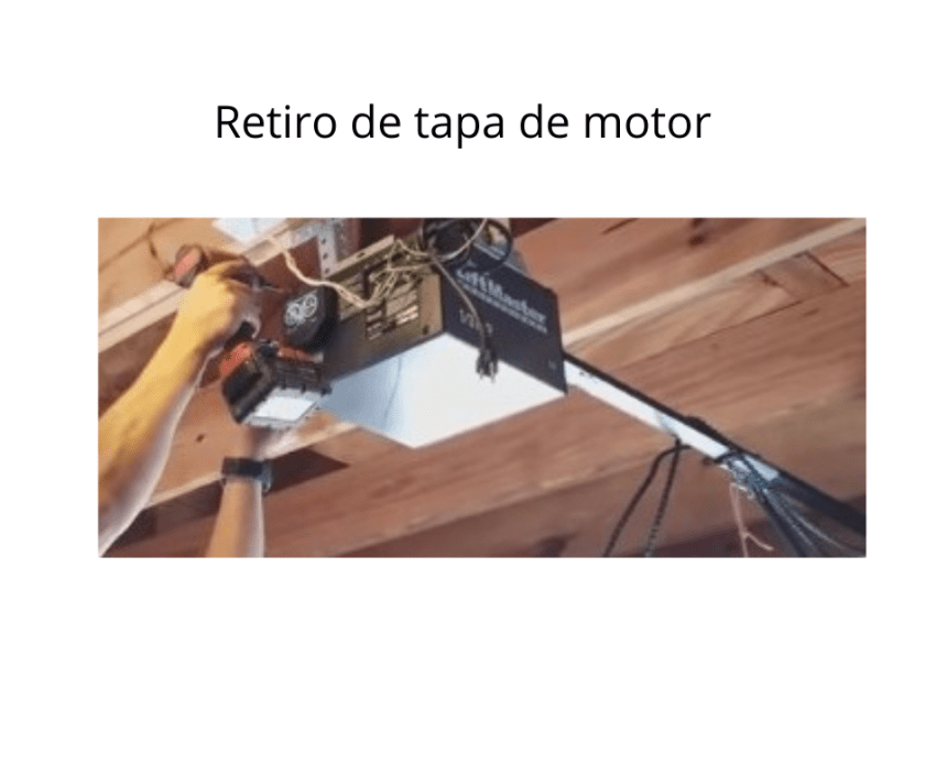 segudo paso en la reparación de un portón eléctrico