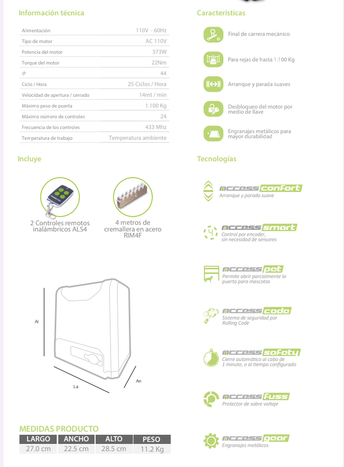 motor-bulldog-1100-ficha-técnica